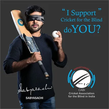 Ollywood actor Sabyasachi named brand ambassador for Blind Cricket in Odisha