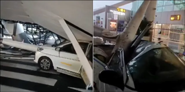 Canopy collapses at Delhi Airport's Terminal-1, several injured