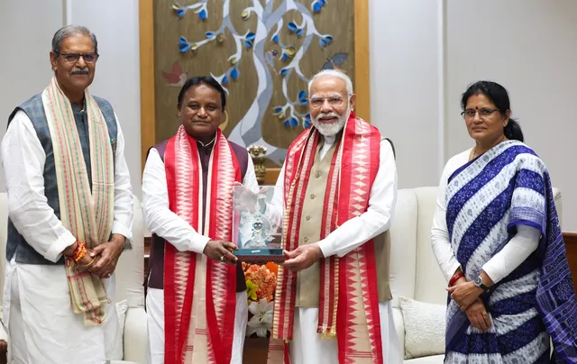 Odisha CM, Dy CMs call on Prez, PM, HM and other ministers in New Delhi