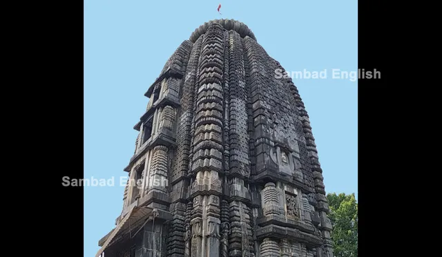 Kichakeswari temple gets partially damaged after lightning strike in Odisha’s Mayurbhanj