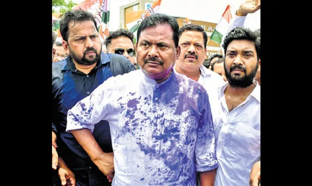 Odisha PCC expels 5 Congress workers in ink attack on party president Sarat Pattanayak