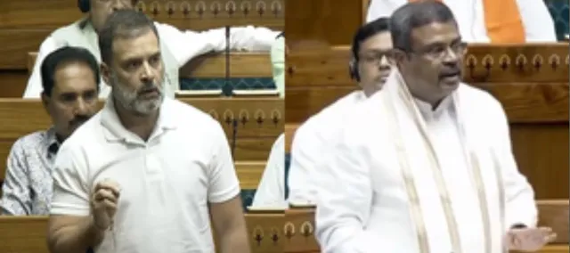 NEET showdown in Parliament: Akhilesh, Rahul question exam system; Education Minister responds