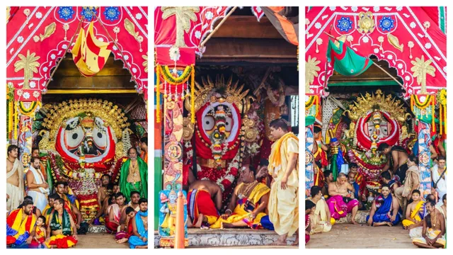 Suna Besha: Lord Jagannath, siblings flaunt golden attire at Odisha’s Puri
