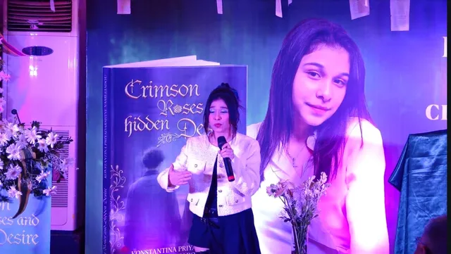 Successful launch of ‘Crimson Roses and Hidden Desire’ by 14-year-old literary prodigy Konstantina Priyadarshini Vasileiadou