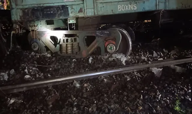 Goods train derails at Mancheswar Station in Bhubaneswar; train services affected