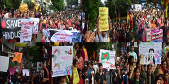 ‘We will remain in our land': Protesting Hindus in Bangladesh seek secure environment