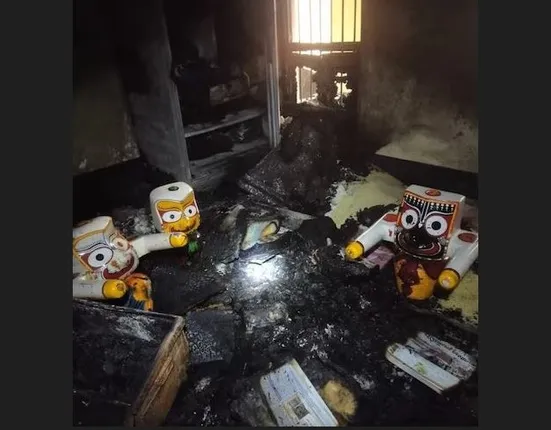 Lord Jagannath, sibling deities' idols burnt; temple vandalized in chaos-stricken Bangladesh