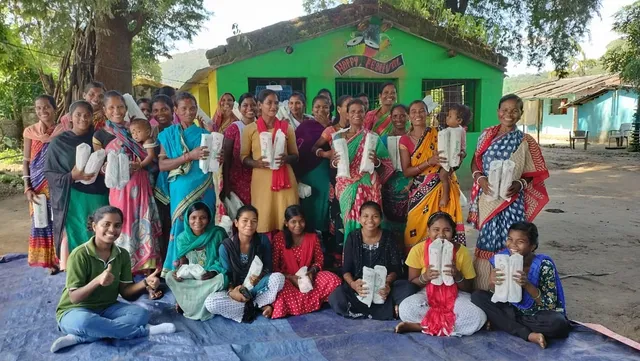 Mkg pad bank in remote village