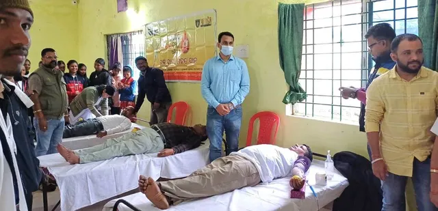 Blood donation camp in G Udaygiri of Kandhamal district