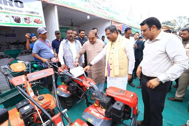 Dharmendra Pradhan in Sambalpur. 