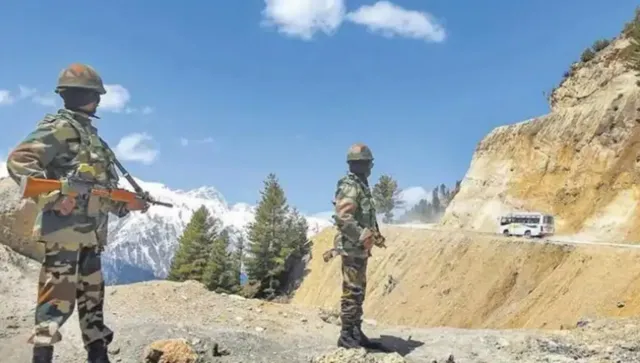 Chinese army remains in the LAC