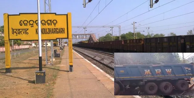 Highway falls 50 feet on railway track