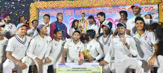 Rameshwar Sporting champions  defeating Railways