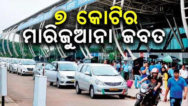 Marijuana worth 7 crore seized from Bhubaneswar airport