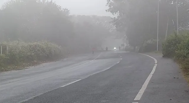 Temperature dropped to 5 degrees