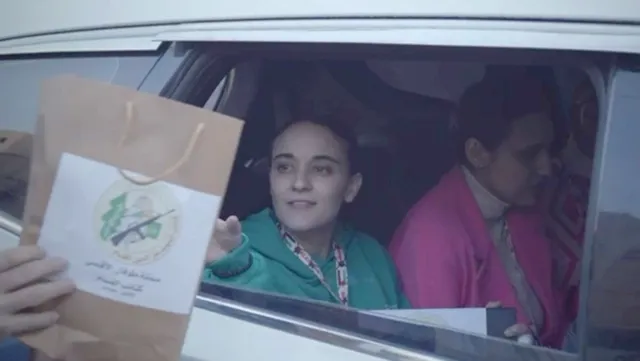 What is in the gift bag that Hamas gave to the Israeli women hostages?