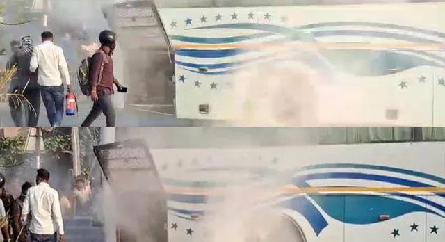 Fire in Puri pilgrim bus