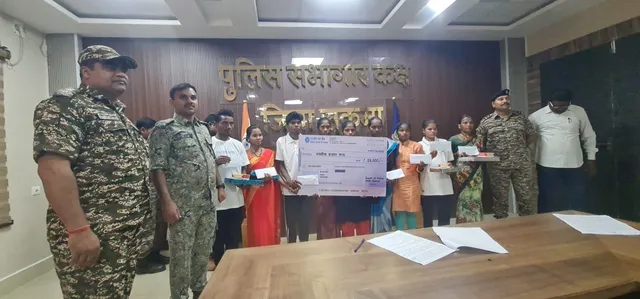 Nine naxal surrender