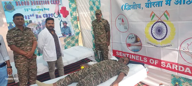 CRPF blood camp