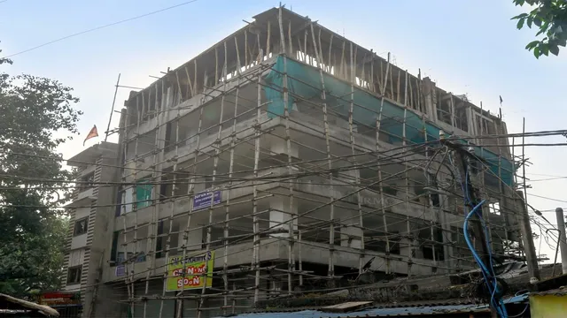 Under construction building