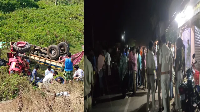 Tractor-bike collision on National Highway 220