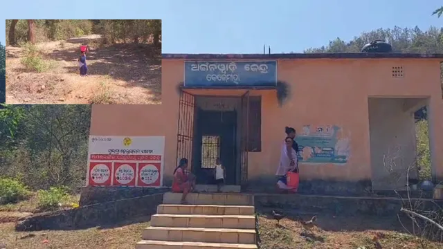 Water problem is serious in Kelemoha Anganwadi Center, only one tube well has been idle for many years