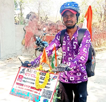 Youth completes entire Odisha cycling tour