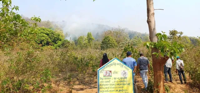 DFO joins firefighting program in Ghu.Udayagiri Banachal forest