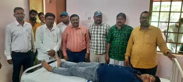 Blood donation camp at Malkangiri