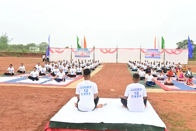 crpf-yoga day