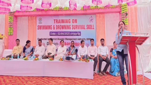 Swimming training camp held