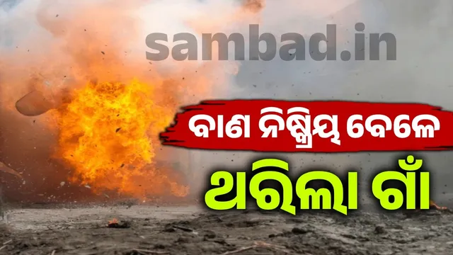 Cracker blast in Bhadrak village 
