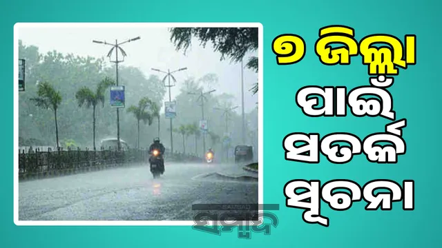 Rain alert for the next 7 days: Meteorological Department forecast