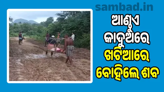 There is no road to the village, ambulance could not enter: Villagers carried the body on a stretcher for 3 km