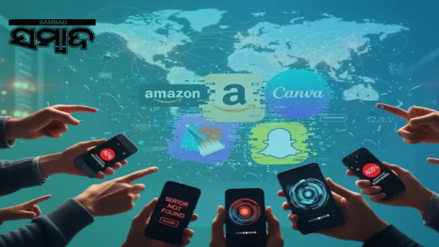 Internet outage hits major Websites: Internet outage hits major Websites across the world on Diwali, many apps including Amazon, Google, Snapchat down