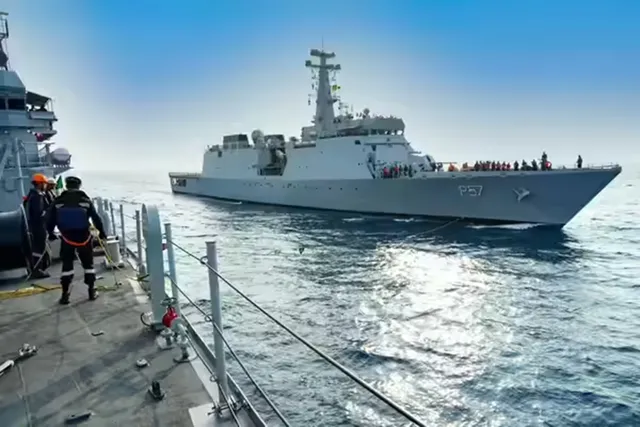 India deploys warship