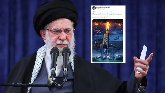 Threats to Israel from Khamenei's social media