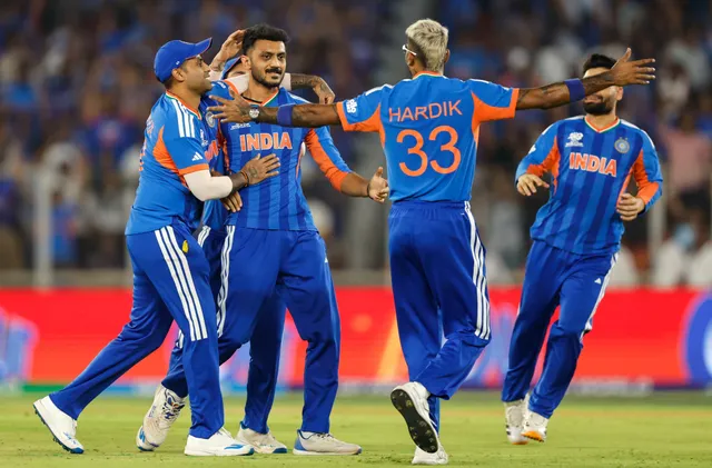 team india celebration