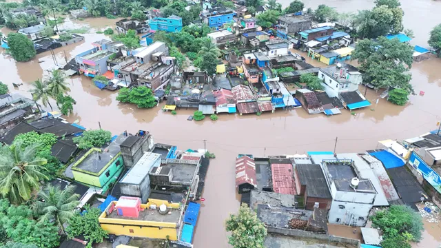 village flood