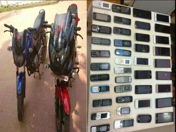 ୫ ମୋବାଇଲ ଲୁଟେରା ଗିରଫ: ୨ଟି ବାଇକ୍‌ ସହିତ ୪୧ଟି ମୋବାଇଲ ଜବତ