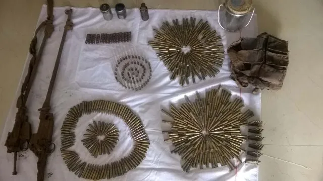 କିସିଣ୍ଡା ଡାଙ୍ଗଟେକା ଜଙ୍ଗଲରୁ ମାଓ ଅସ୍ତ୍ରଶସ୍ତ୍ର ଜବତ