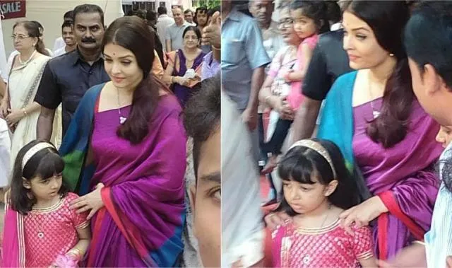 ଝିଅ ଆରାଧ୍ୟାଙ୍କ ସହିତ ଏମିତି ଦୁର୍ଗାପୂଜା ମନାଇଲେ ଐଶ୍ୱର୍ଯ୍ୟା