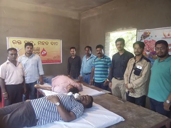 ‘ଓଡ଼ିଆଙ୍କ ହୁଙ୍କାର’ ପକ୍ଷରୁ ରକ୍ତଦାନ ଶିବିର