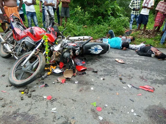 ମାଲକାନଗିରି: ବାଇକ ଦୁର୍ଘଟଣାରେ ଜଣେ ମହିଳା ମୃତ, ୫ ଆହତ