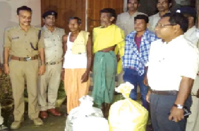 ୪୬ କେଜି ଗଂଜେଇ ସହ ୪ ଗିରଫ