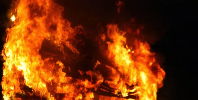 ଅଢ଼େଇ ଏକର ଧାନଗଦା ଜଳିଗଲା