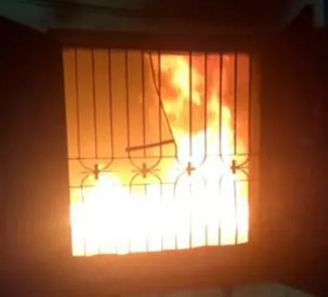 ଯାଜପୁର: ଚୀନାବାଦାମ ଗୋଦାମରେ ନିଅାଁ