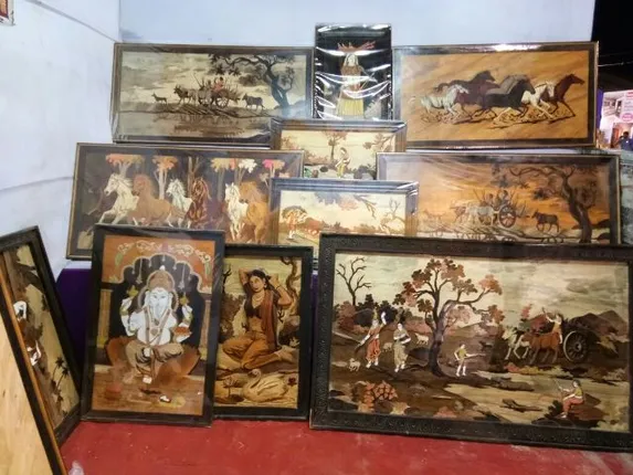 ମନ ମୋହୁଛି ମହୀଶୂର ସ୍ୱତନ୍ତ୍ର କାଠ ତିଆରି ଚିତ୍ରକଳା