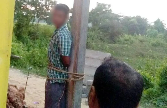 ଘରୋଇ ସହାୟକଙ୍କୁ ଖୁଣ୍ଟିରେ ବାନ୍ଧି ପିଟିଲେ