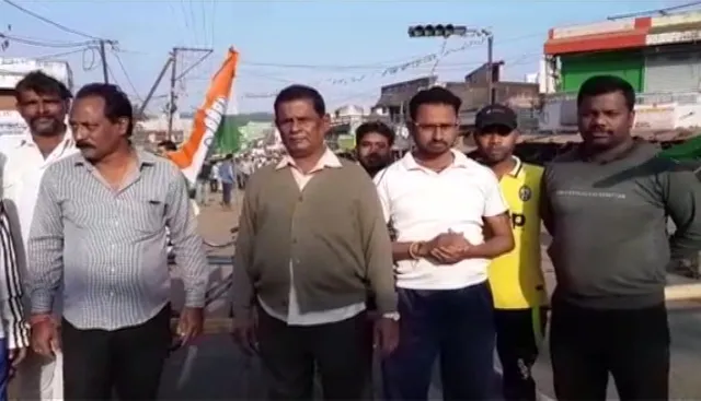 ବୋରିଗୁମ୍ମାକୁ ଏନଏସି ଘୋଷଣା ଦାବିରେ  ରାଜପଥ ଅବରୋଧ